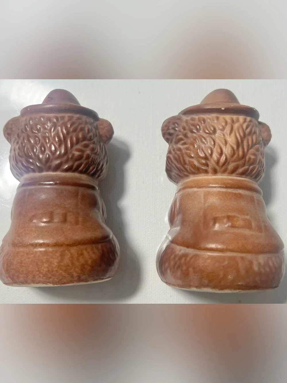 VTG Smokey the Bear Brown Salt and Pepper Shakers - Set of 2